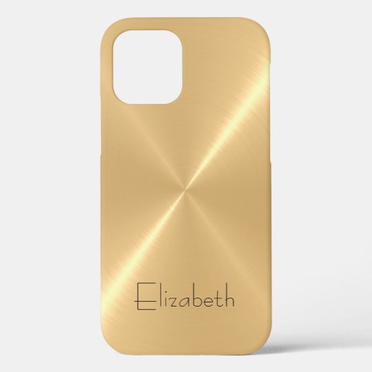 金属製淡い色の金ゴールドステンレス鋼の外観 Case Mate Iphoneケース Zazzle Co Jp