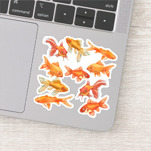 かわいい 魚シール  Zazzle.co.jp