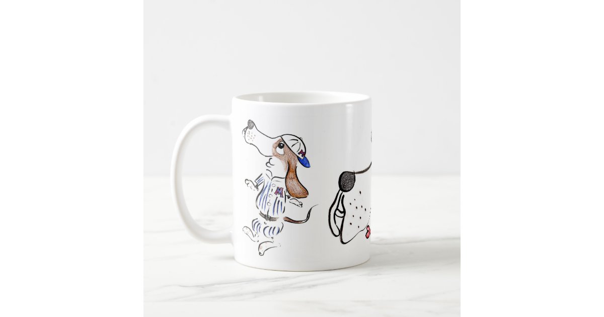 鉛筆イラスト バセットハウンド マグカップ コーヒーマグカップ Zazzle Co Jp