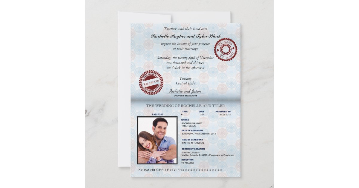 鍵が開くinvitation Customを結婚するイタリアのパスポート 招待状 Zazzle Co Jp 鍵が開くinvitation Customを結婚するイタリアのパスポート 招待状 Zazzle Co Jp