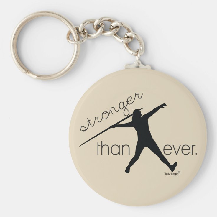 陸上競技の槍投げ選手のkeychainのギフト キーホルダー Zazzle Co Jp