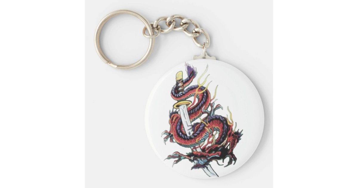 隋Riuの日本のなドラゴンKatana キーホルダー | Zazzle.co.jp 隋Riuの日本のなドラゴンKatana キーホルダー | Zazzle.co.jp