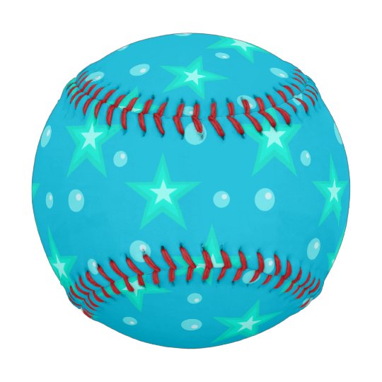 青い星が水中空に泡を吹く 野球ボール Zazzle Co Jp