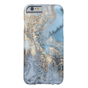 青い 大理石iphoneケース Zazzle Co Jp