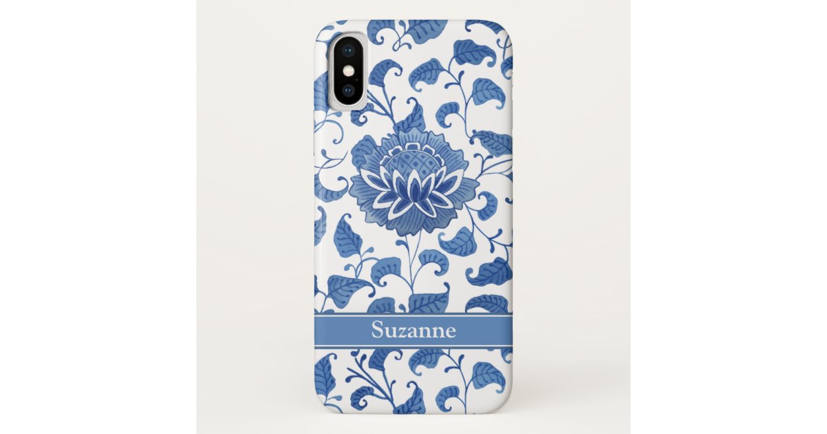 青白蓮花の中国の陶器模様ca Case Mate Iphoneケース Zazzle Co Jp