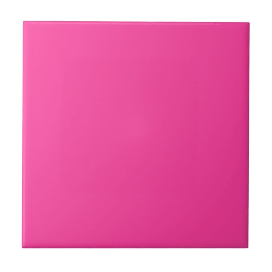 非常にピンク色のみ鮮やかなピンク タイル Zazzle Co Jp