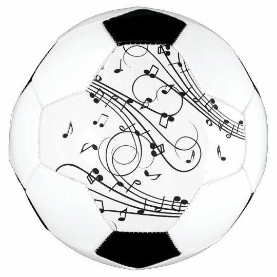 音楽デザインのファンシーなノート サッカーボール Zazzle Co Jp 音楽デザインのファンシーなノート サッカーボール Zazzle Co Jp