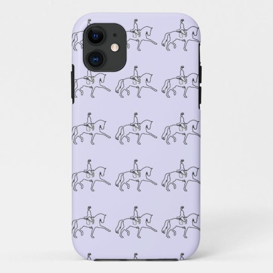 馬場馬術の馬及びライダーの線画 Case Mate Iphoneケース Zazzle Co Jp