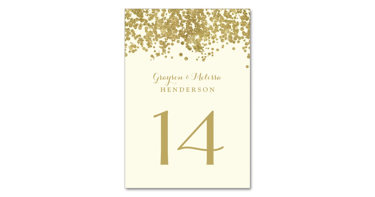 魅力的な結婚式のテーブルの第 シックでフェイクな金ゴールドホイル テーブルナンバー Zazzle Co Jp 魅力的な結婚式のテーブルの第 シックでフェイクな金ゴールドホイル テーブルナンバー Zazzle Co Jp