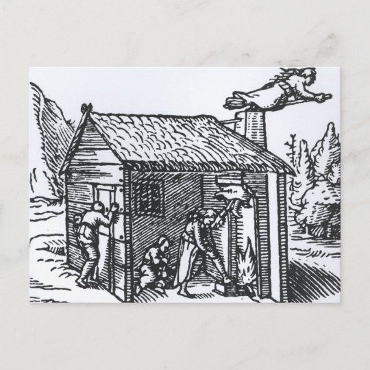 魔法使いの家1579年のインテリア ポストカード Zazzle Co Jp