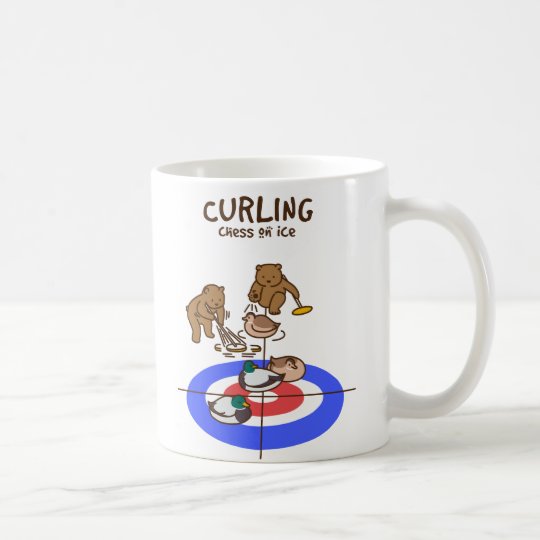 鴨カーリング Mallard Curling コーヒーマグカップ Zazzle Co Jp