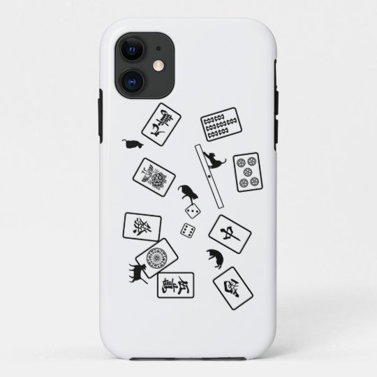 麻雀猫 Mahjong Cat Case Mate Iphoneケース Zazzle Co Jp