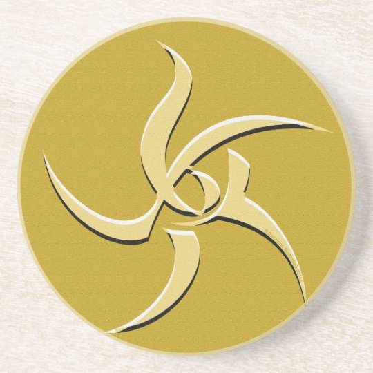 黄色い印の年長者の印のコースター コースター Zazzle Co Jp