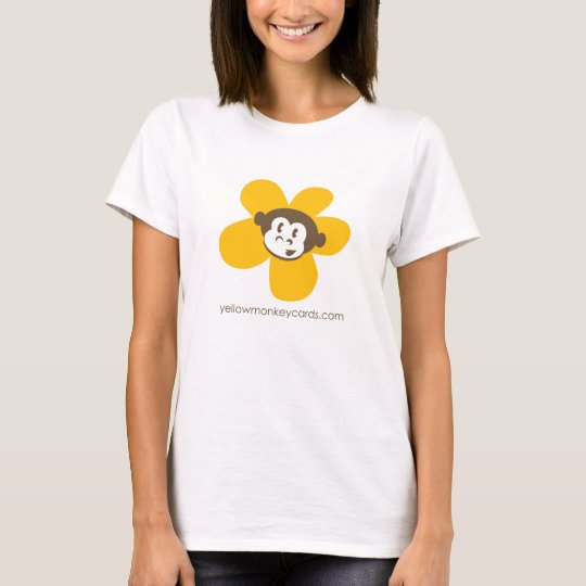 黄色い猿カード Tシャツ Zazzle Co Jp