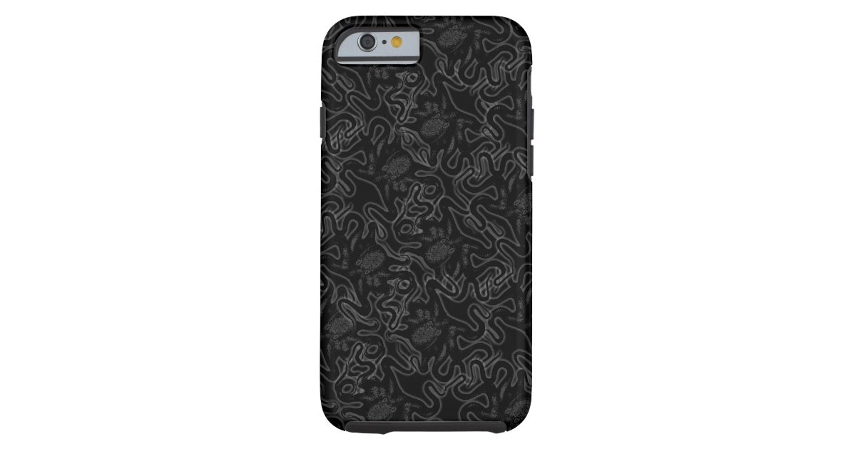 黒い視覚効果の深海のタコの黒 Case Mate Iphoneケース Zazzle Co Jp