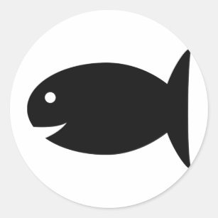 魚シール Zazzle.co.jp