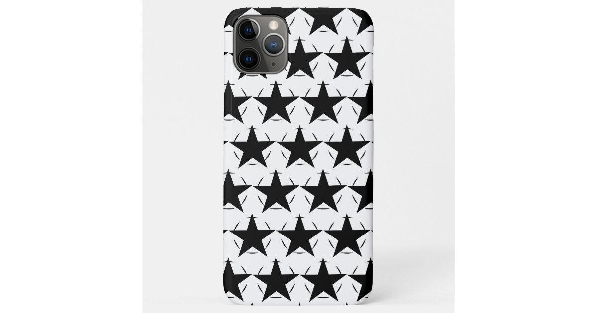 黒星と白星の円の幾何パターン Case Mate Iphoneケース Zazzle Co Jp