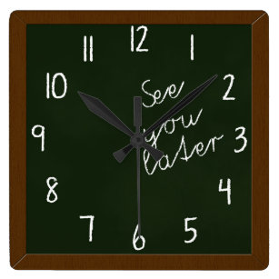 手書き 書く壁時計 Zazzle Co Jp