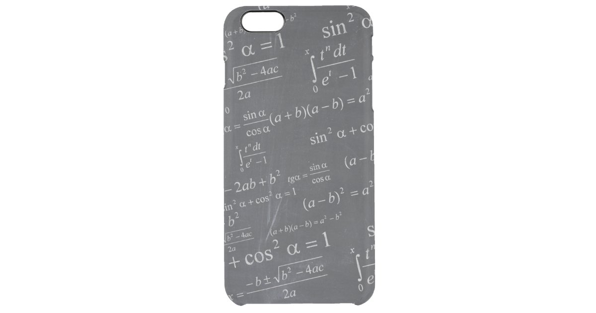 黒板 おもしろいなユニークの数学の方式 Uncommon Iphoneケース Zazzle Co Jp