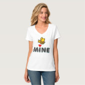・・ƹ̵̡ӝ̵̨̄♥Bee Mine Fabuous V-Neck T♥Sƹ̵̡クʒ・ӝ̵̨̄S Tシャツ (正面フル)