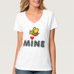 ・・ƹ̵̡ӝ̵̨̄♥Bee Mine Fabuous V-Neck T♥Sƹ̵̡クʒ・ӝ̵̨̄S Tシャツ