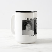 ʻOhanaのMarcielの黒15のozのツートーンマグ ツートーンマグカップ (正面左)