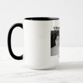 ʻOhanaのMarcielの黒15のozの信号器のマグ マグカップ (左)