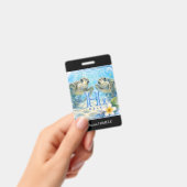 ʻOhana HIMELE ネームバッジ ホヌ ウミガメ  バッジ (手持ち)