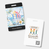 ʻOhana HIMELE 名札 シェイブアイス バッジ (正面&裏面)