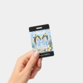 ʻOhana HIMELE 名札 ハワイアンスティールギター バッジ (手持ち)