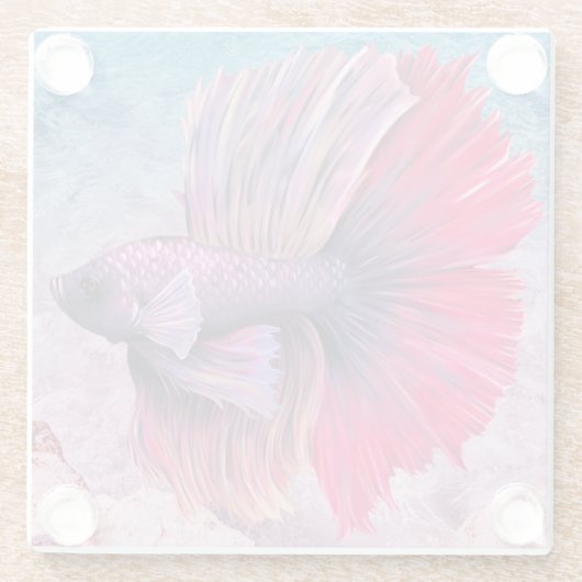 Β魚 ガラスコースター (裏面)