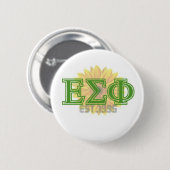 ΕΣΦ Sorority、Inc. Pin 缶バッジ (正面&裏面)