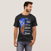 ΖΦΒソロリティ 黒人女性 プライド メラニン A Tシャツ (正面フル)