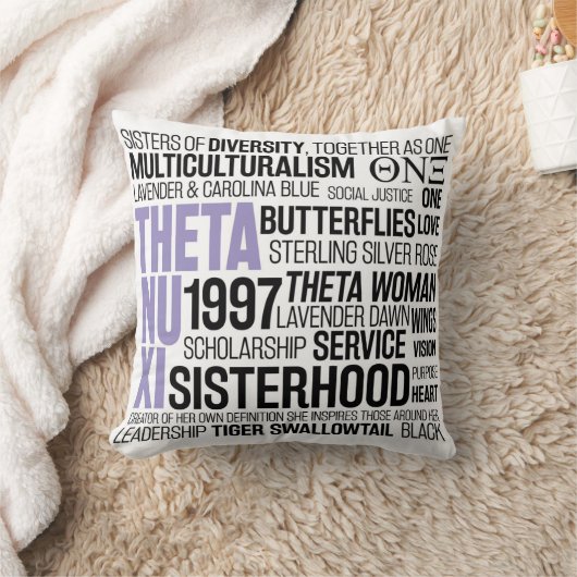 Θ Nu XIの枕 クッション (ブランケット)