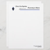 Θ Tau Upsilonレターヘッド レターヘッド (正面/裏面)