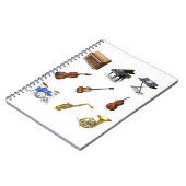 Μουσικά οργανα ノートブック (左側)