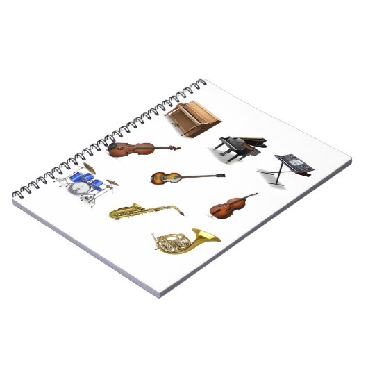 Μουσικά οργανα ノートブック (左側)