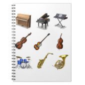 Μουσικά οργανα ノートブック (正面)