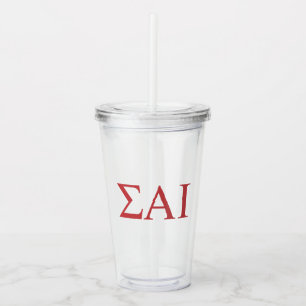 ΣΑΙ ギリシャ文字 アクリルタンブラー