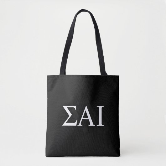 ΣΑΙ ギリシャ文字 トートバッグ (正面)