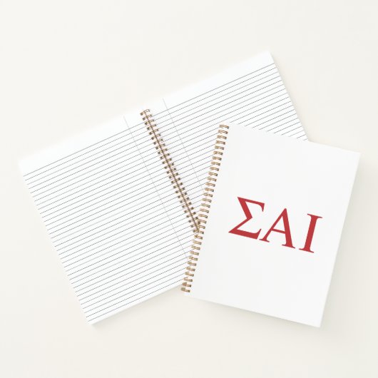 ΣΑΙ ギリシャ文字 ノートブック (内部)