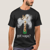 Ω VAPEシャツ | 得 Vape Giraffe DK VapeGoat™ Tシャツ (正面)