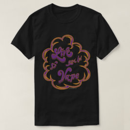 Ω VAPEシャツ | LiveとLet Vape | VapeGoat™ Tシャツ
