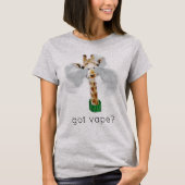 Ω VAPEシャツ | Vape 得 Giraffe | VapeGoat™ Tシャツ (正面)