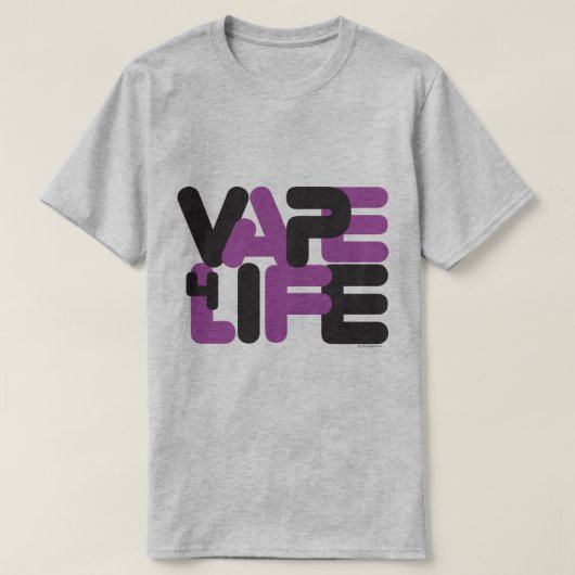 Ω VAPEシャツ | Vape 4ライフ | VapeGoat™ Tシャツ (デザイン正面)