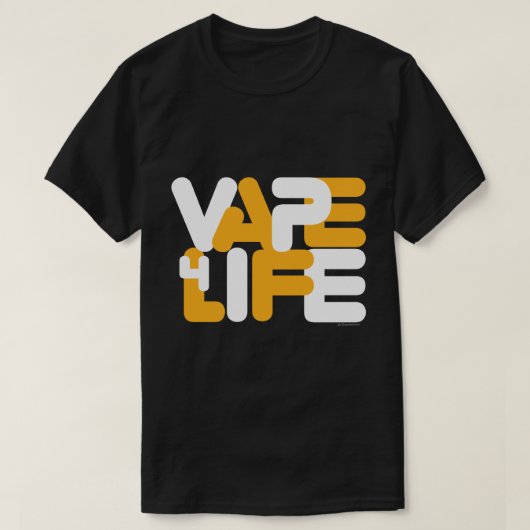 Ω VAPEシャツ | Vape 4ライフ | VapeGoat™ Tシャツ (デザイン正面)
