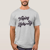Ω VAPEシャツ | Vaping 蹴 Ash VapeGoat™ Tシャツ (正面)