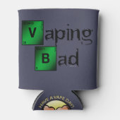 ΩVAPE | VapeGoatによるVaping Bad™ 缶クーラー (正面)