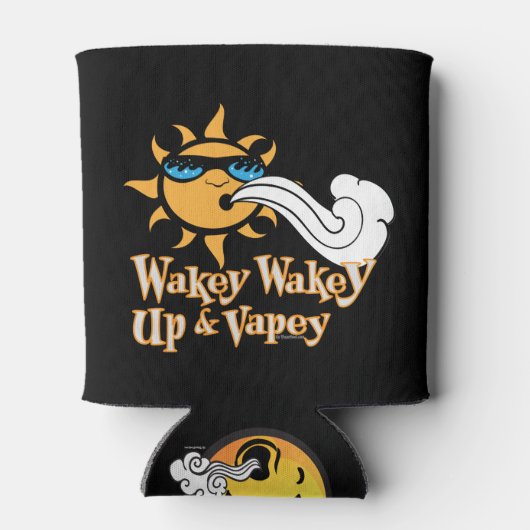 ΩVAPE | VapeGoatによるWakeとVape™ 缶クーラー (裏面)