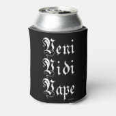 ΩVAPE | Veni Vidi Vape Black by VapeGoat™ 缶クーラー (缶裏面)